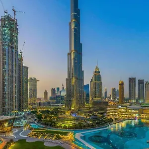  شقة Spectacular Burj & Fountain View - Luxurious 3 Bedrooms & Maids - The Residences
